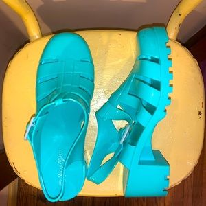 Jelly Heeled Sandals